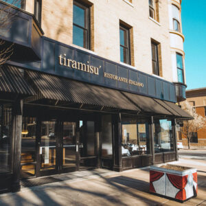 storefront photo of Tiramisu' restaurant in Quincy, IL