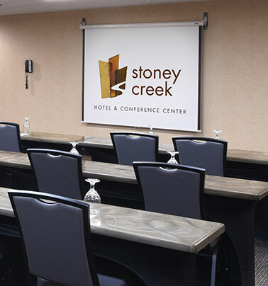 Conference room set for event or meeting, St. Joseph, MO