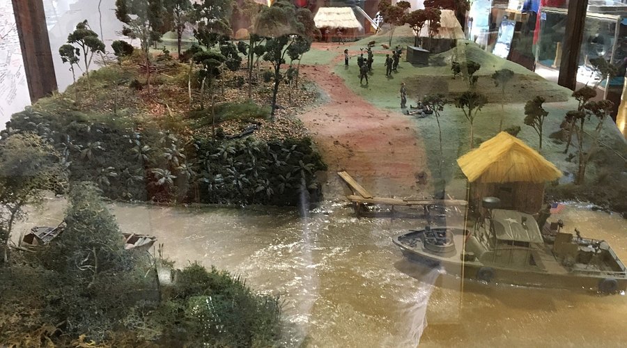 Exhibits at the All Wars Museum in Quincy