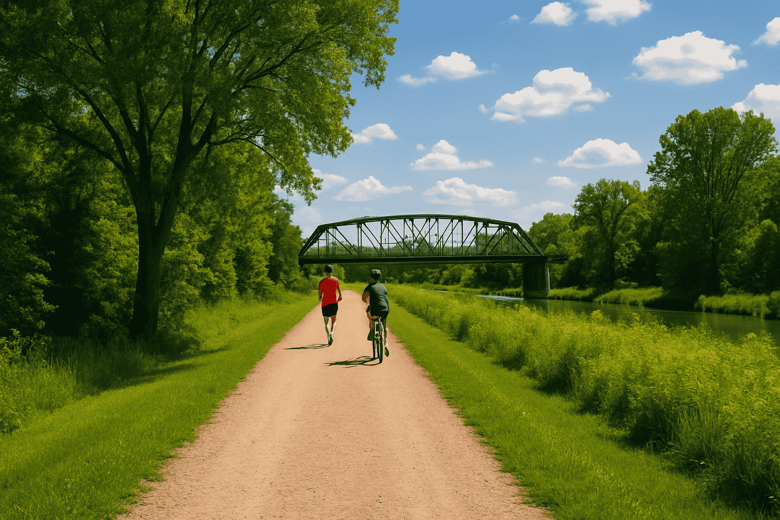 The scenic Little Blue Trace Trail