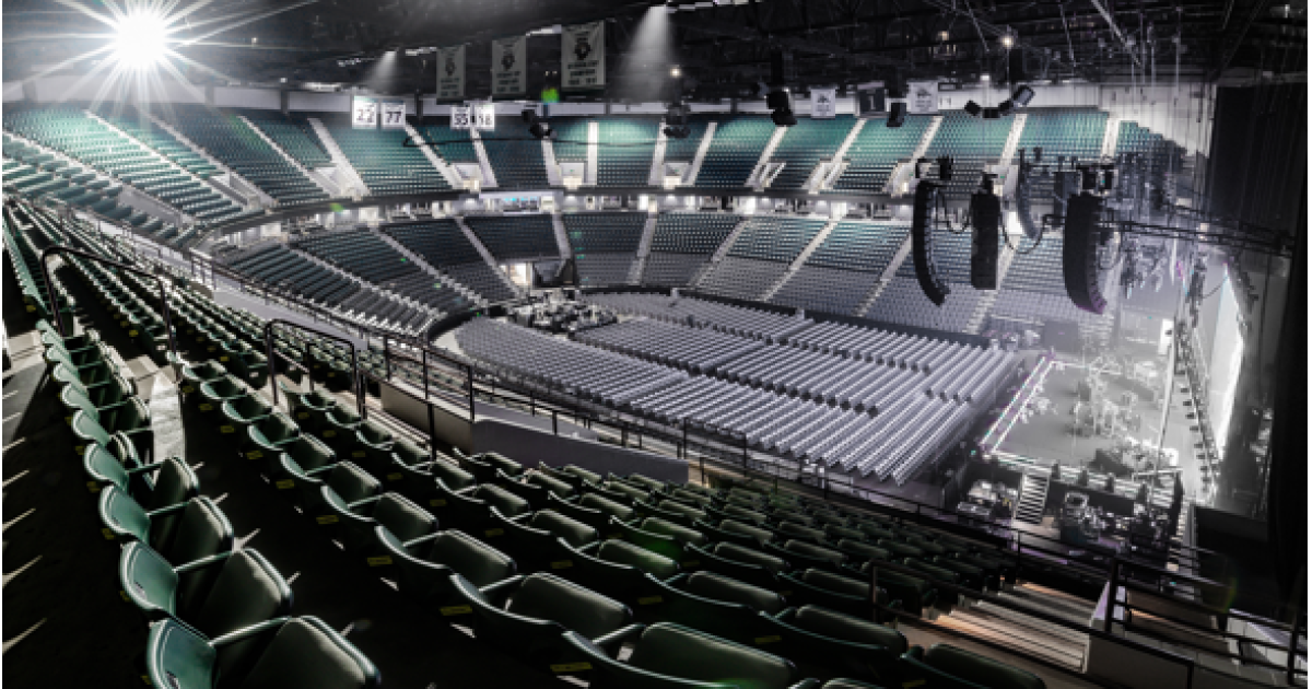 The TaxSlayer Center arena in Moline, IL