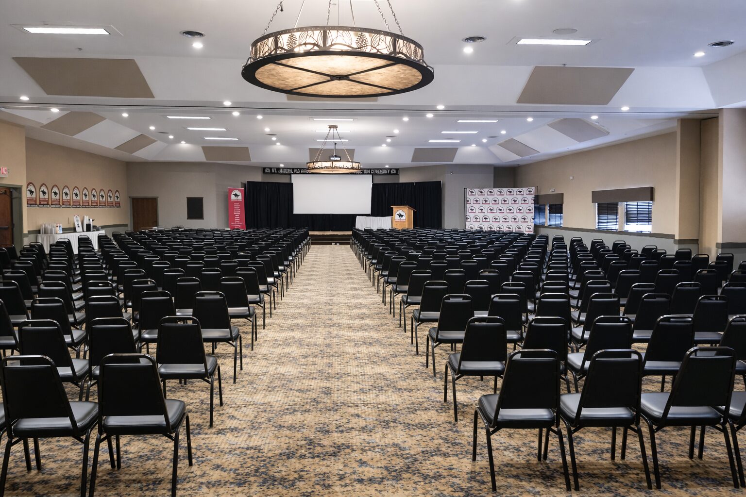 Professional meeting room at Stoney Creek Hotel St. Joseph Missouri